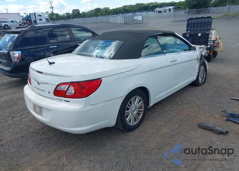 2008 Chrysler Sebring Touring from USA, damaged, VIN 1C3LC55R18N669535